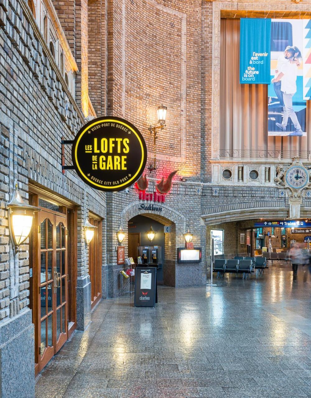 Ferienwohnung Les Lofts De La Gare - Par Les Lofts Vieux-Quebec Exterior foto